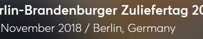 Berlin-Brandenburger Zuliefertag 2018
