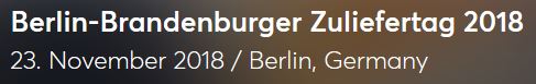 Berlin-Brandenburger Zuliefertag 2018